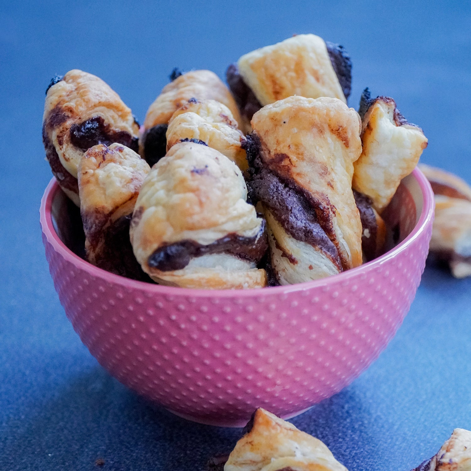 Torsades croustillantes à la framboise épépinée