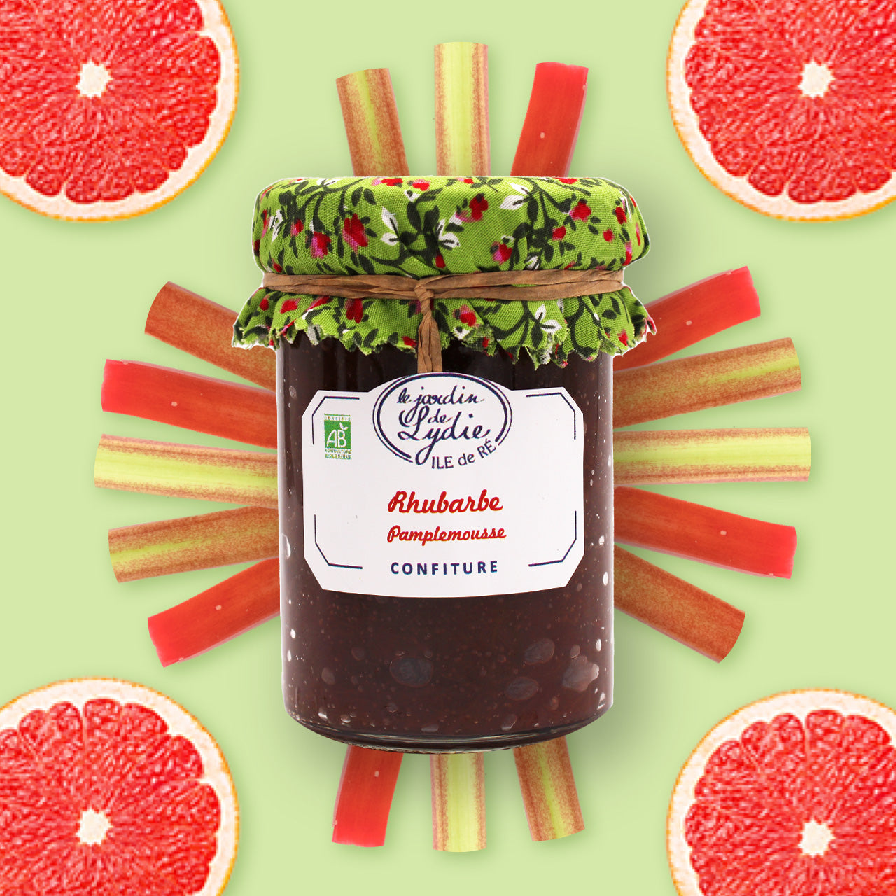 Rhubarbe pamplemousse